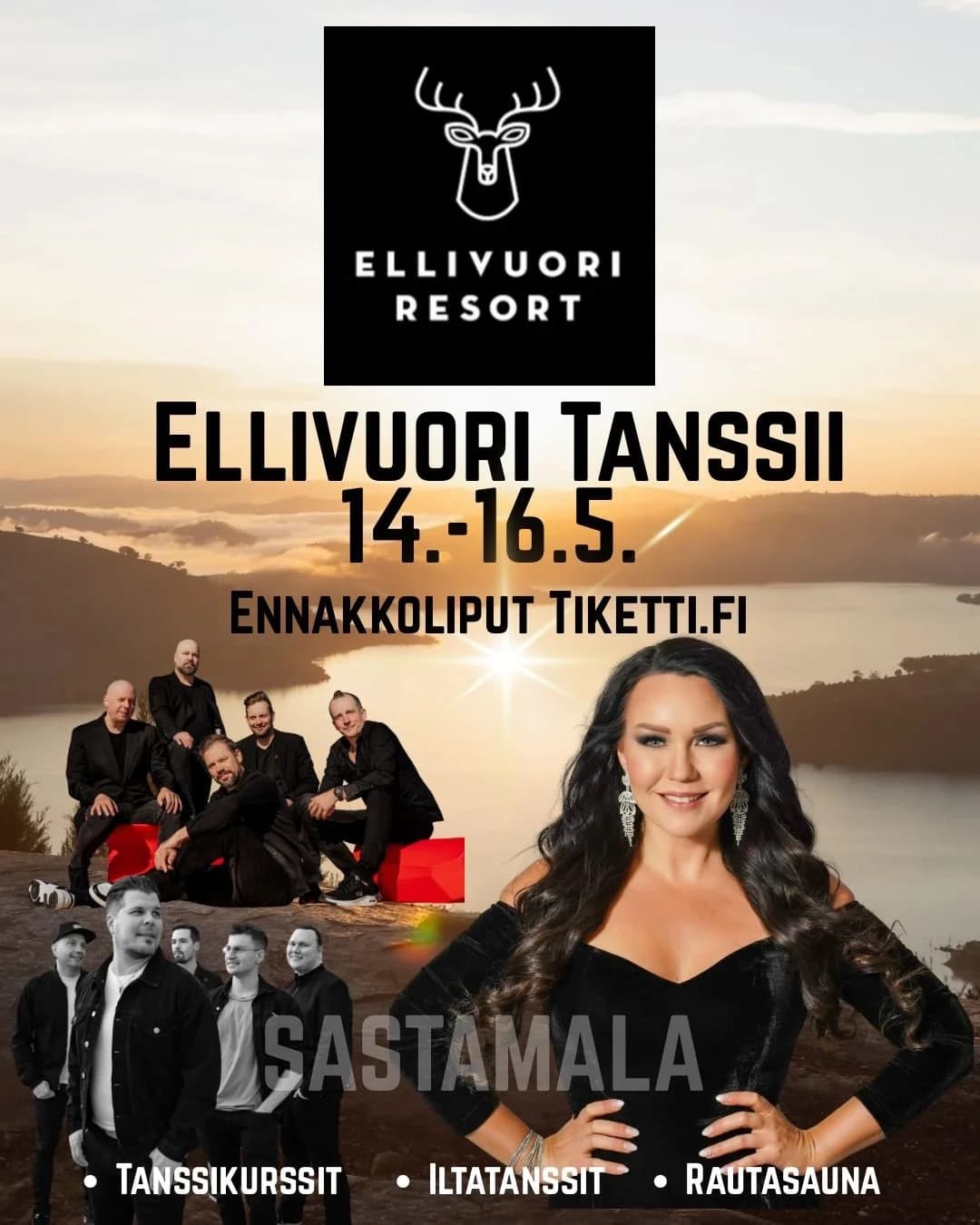 Ellivuori Tanssii -tapahtuman juliste