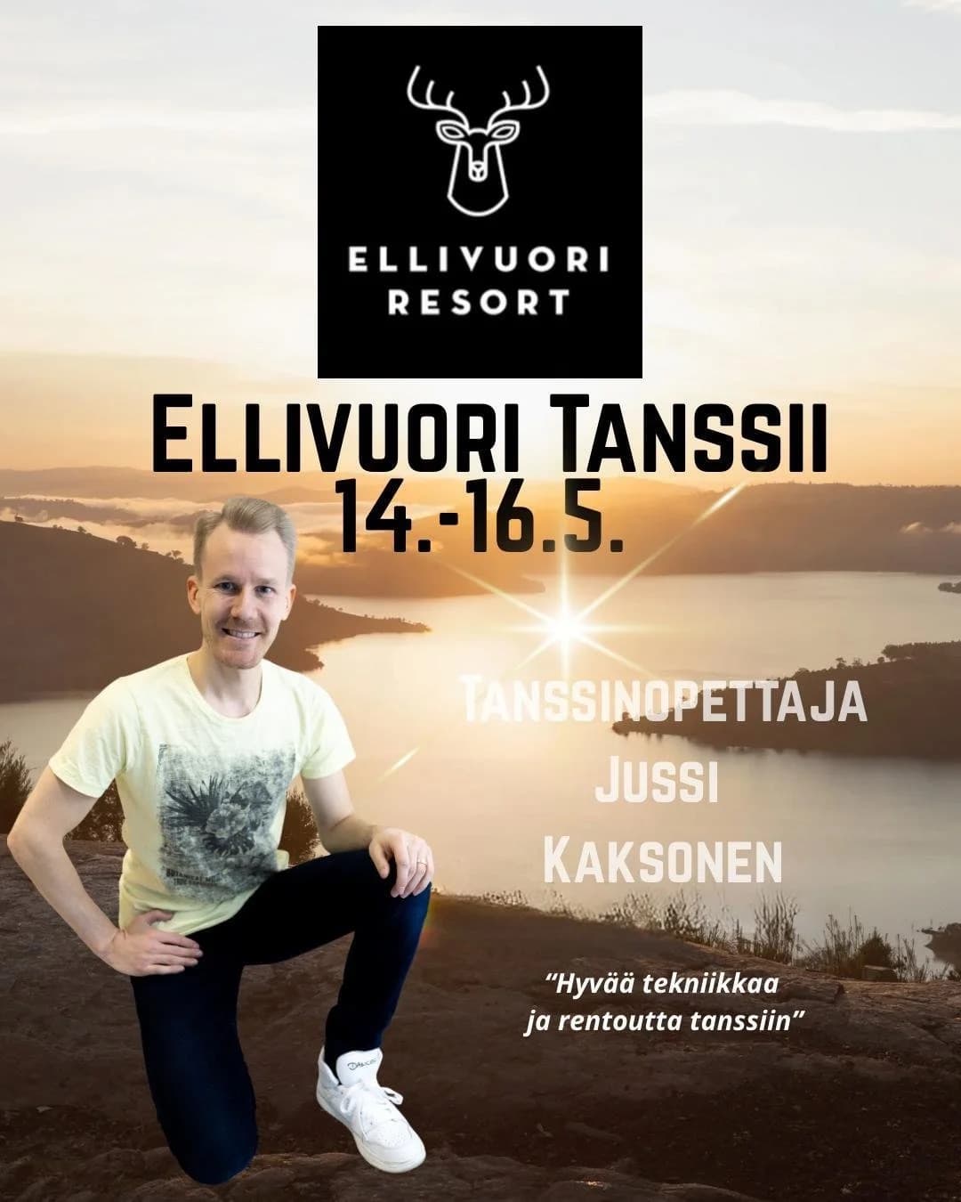 Tanssipari tanssilattialla