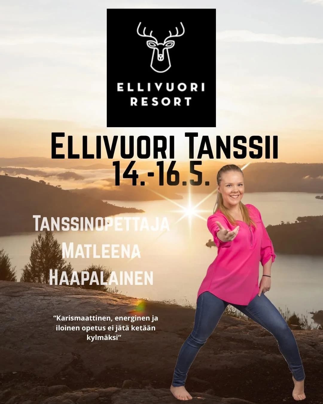 Yleisöä tanssiteltassa